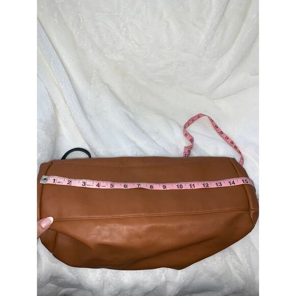Steve Madden Chestnut Brown Shoulder Bag with Black Handles‎ - Picture 9 of 11